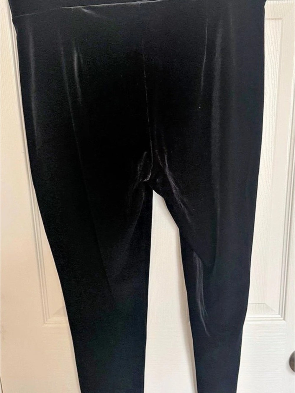 LOFT Velvet Leggings Black Size Large